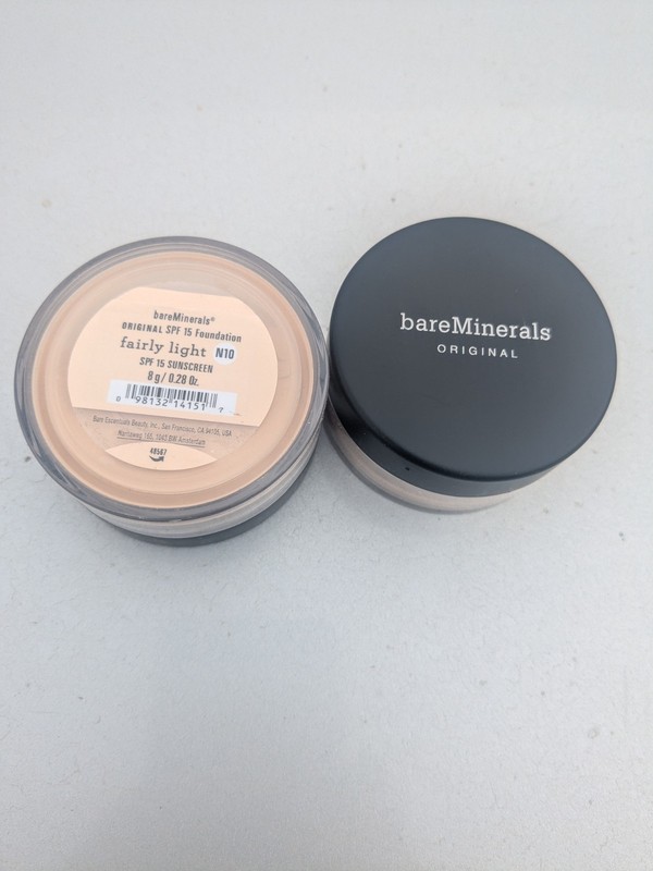 (2-PACK) bareMinerals Foundation Fairly Light N10 SPF 15 0.28 oz - FREE SHIPPING gallery