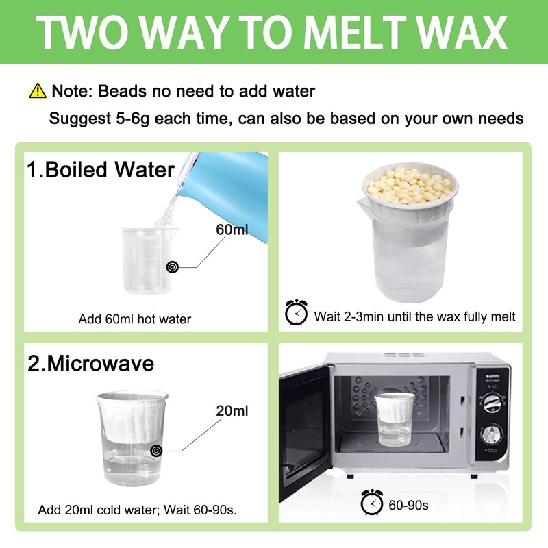 Nose Wax Kit Men, Nose Waxing Hair Wax Removal for Men Women, Nose Hair Waxing K gallery