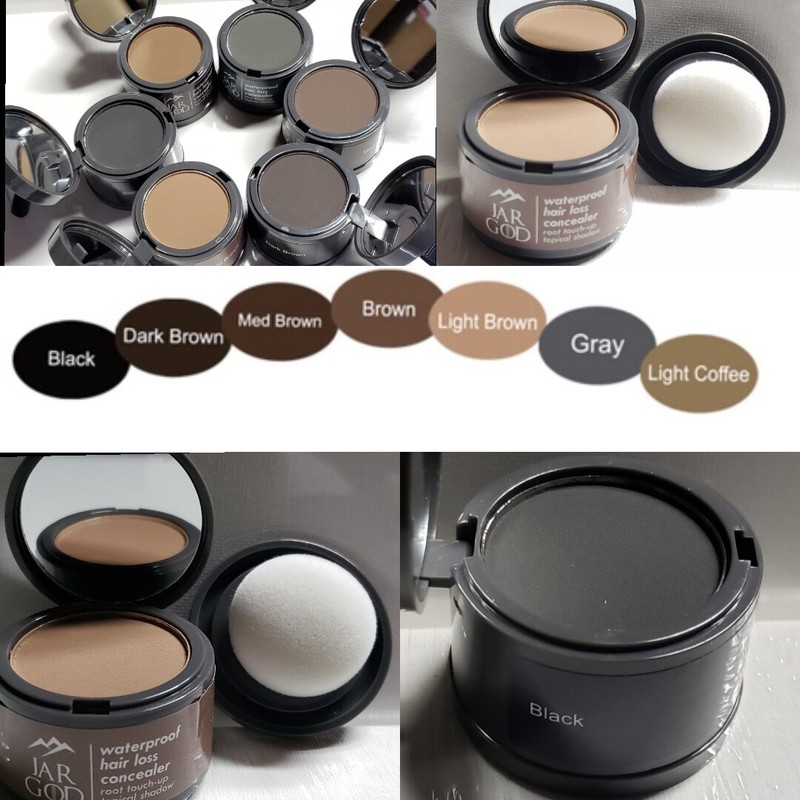 Jargod Waterproof Hairline Powder Hair Fibers Cover Grey Hair Root Concealer gallery