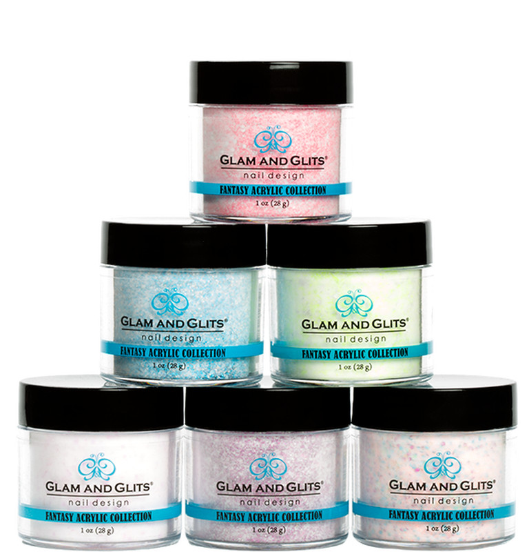 Glam And Glits Fantasy Acrylic Collection Nail Powder 1 Oz (No Seal) – Pick 1