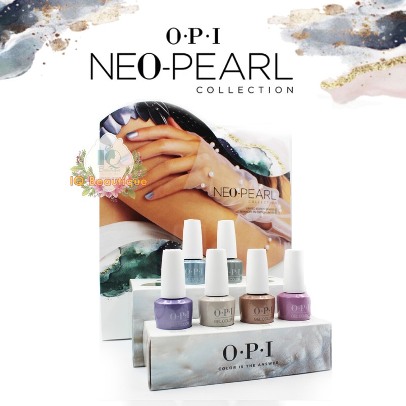 OPI Gel Polish «Neo-Pearl» 2020 FULL Collection 6 Pcs (No Display)