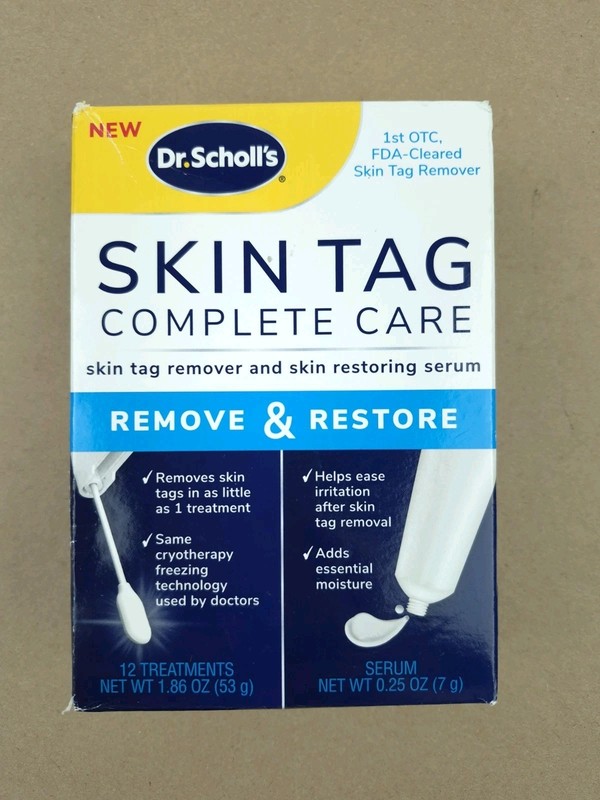 Dr. Scholl’s Complete Care Skin Tag Remover 12 ct exp 1/31/2027+
