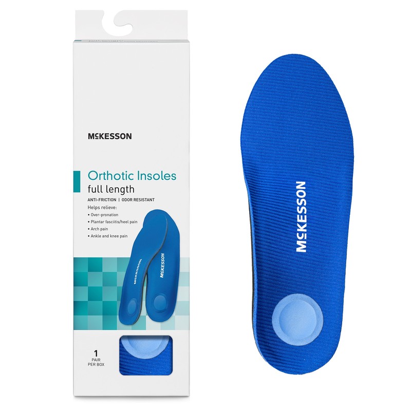 McKesson Blue Orthotic Insole Size I 16-1005-01I