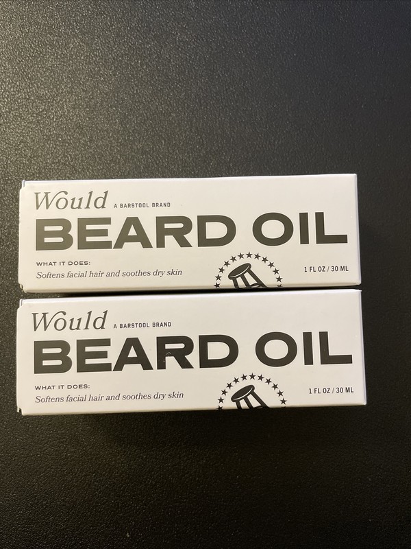 Lot Of 2 would beard oil, Soften Facial Hair And Soothes Dry Skin, 1 fl oz Ea