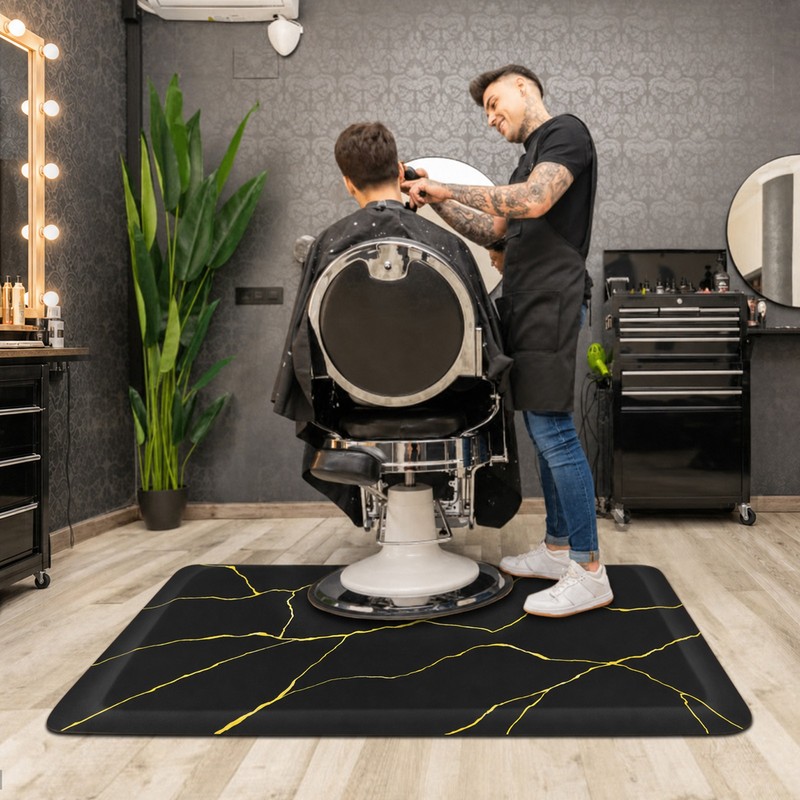 Pro 3'x4'x1/2" Anti-fatigue Salon Chair Mat Rectangular Barber Chair Floor Mat gallery
