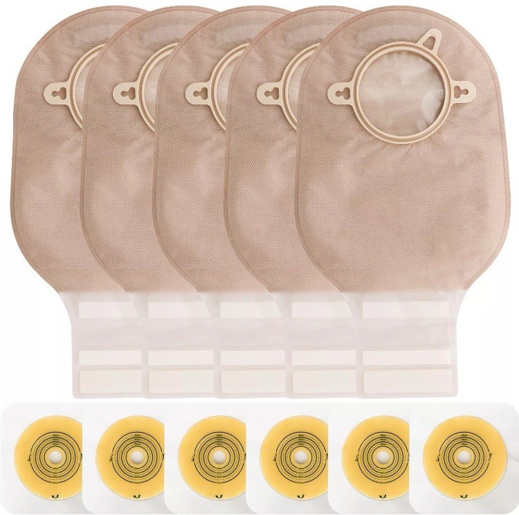 CeraPlus Urostomy Pouch Drainable 1" Stoma exp 06-01-2024 8414 5 Ct gallery