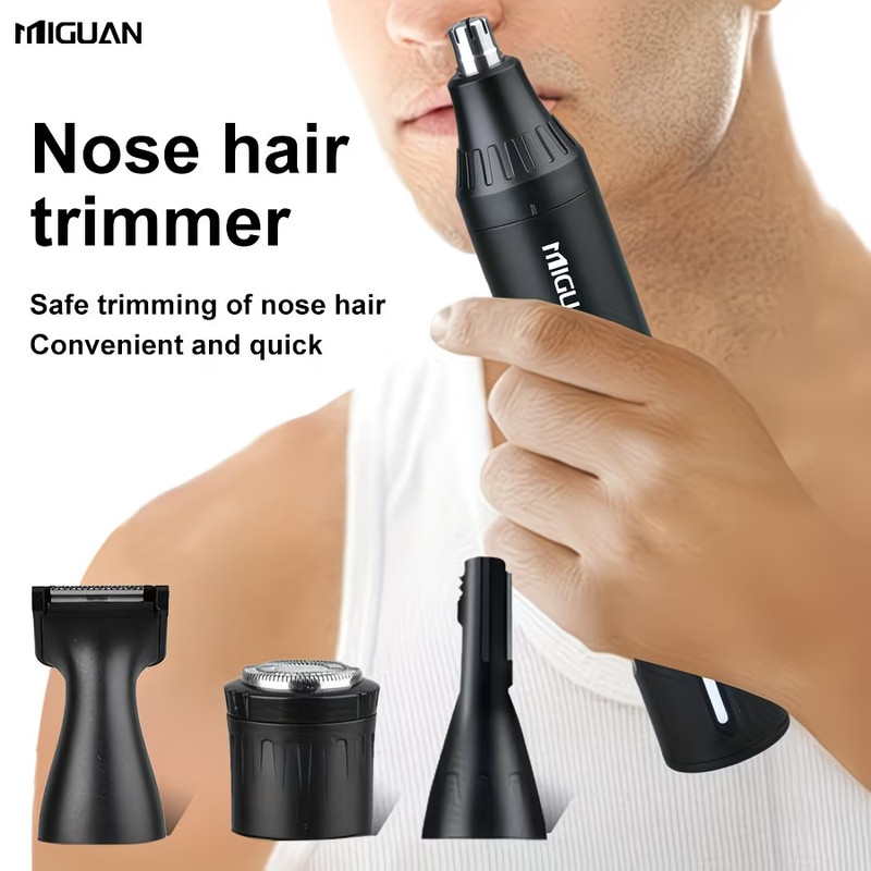 5 In 1 Men's Grooming Kit Beard, Trimmer Shaver Nose Ear, Hair Trimmer USB gallery