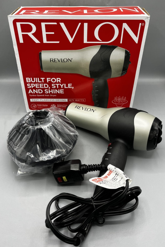 Revlon 1875W Volumizing Turbo Hair Dryer RV473 USED Great Condition