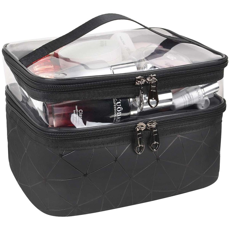 Professional Large Makeup Bag Cosmetic Case Storage Handle Organizer Travel Kit
