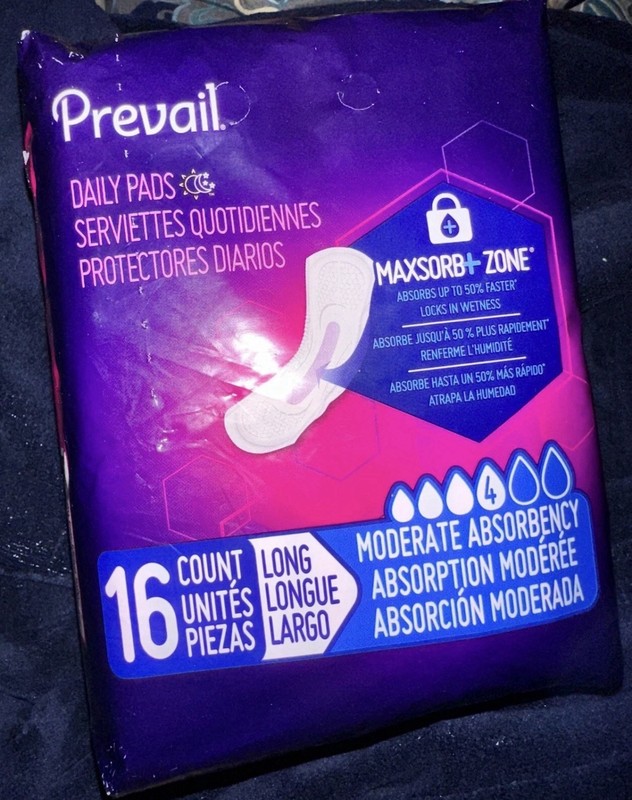 Prevail Daily Pads Female Incontinent Pad Long Length 11″ L BC-013 64 16 Ct