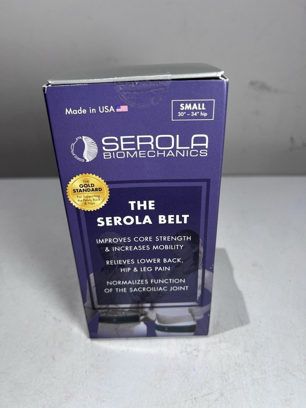 The Belt SMALL 30”to 34” Hip,Sacroiliac Lower Back Pain Relief Support, Serola