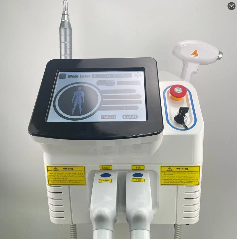 2 In 1 Diode 808nm Laser Hair Removal Machine Pico Skin Rejuvenation Machine