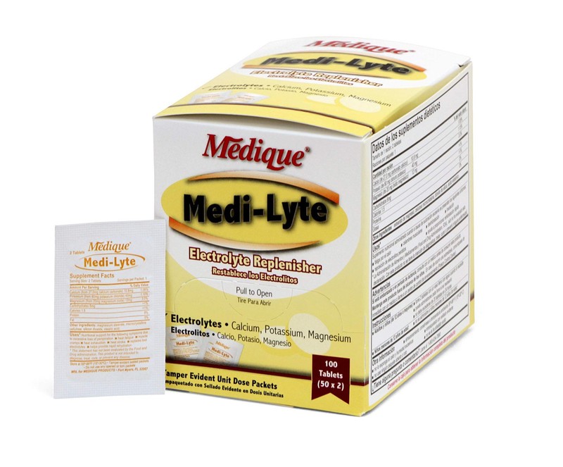 Medique 03033 Medi-Lyte Electrolyte Tablets w/ Potassium 50 Count (Pack of 2)