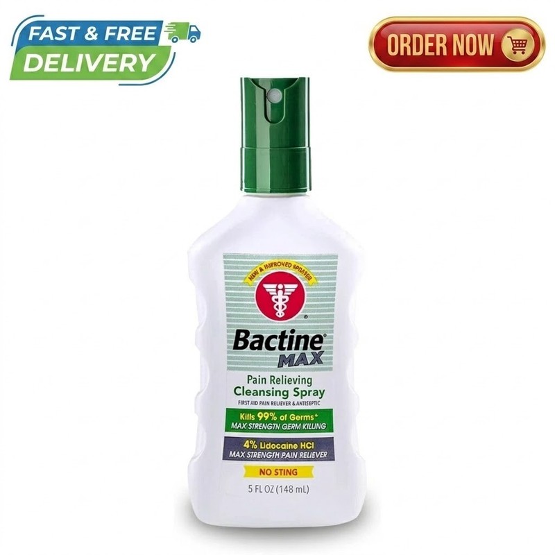 Bactine Max Pain Relieving Cleansing Spray 5 Oz By Bactine