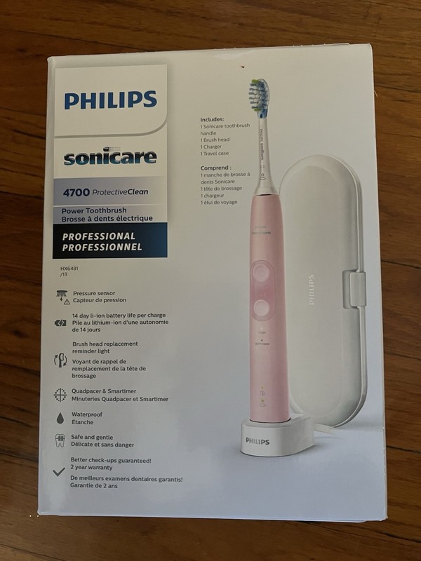Philips Sonicare 4700 ProtectiveClean Professional HX6481/13 (PINK) Toothbrush gallery