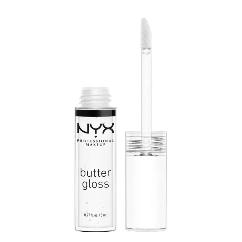 (3-Pack) NYX Makeup – Butter Lip Gloss – Sugar Glass – BLG54