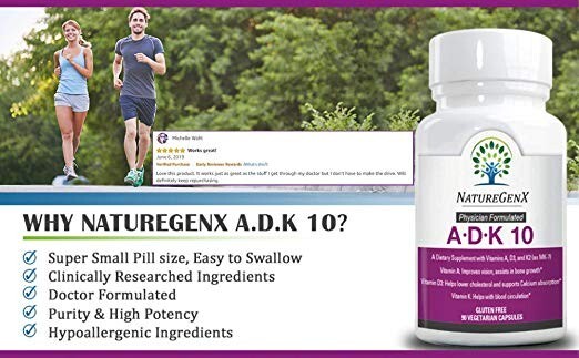 Doctor Formulated Vitamin A Vitamin D and Vitamin K Supplement - ADK 10,000 IU gallery