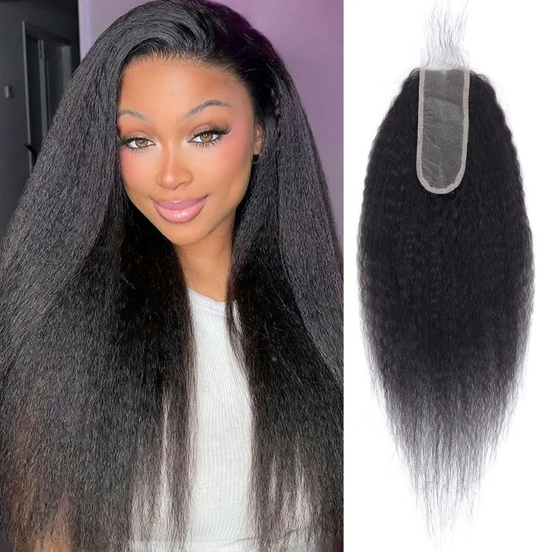 Mootaful 2X6 Hd Lace Closure Kinky Straight Transparent 2 By 6 Hd Lace Closure