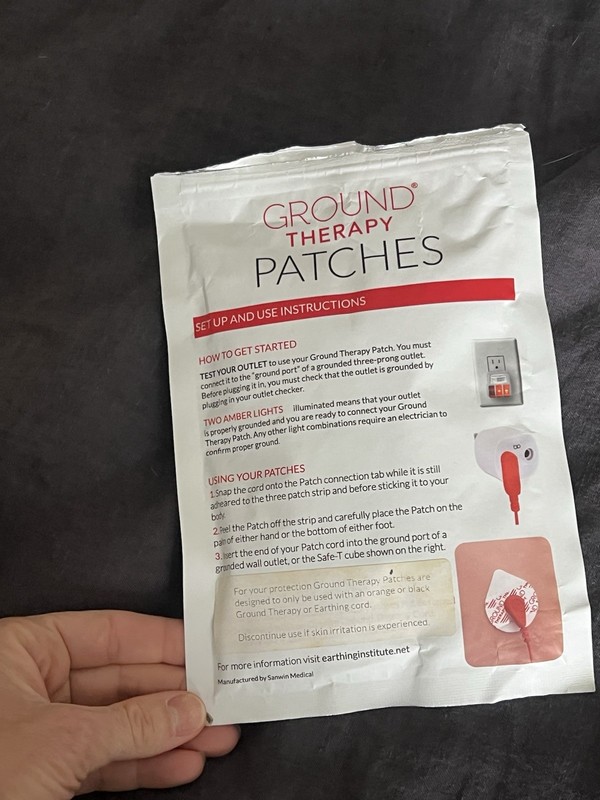 Ground Therapy Replacement Patches Sealed Package For Earthing gallery