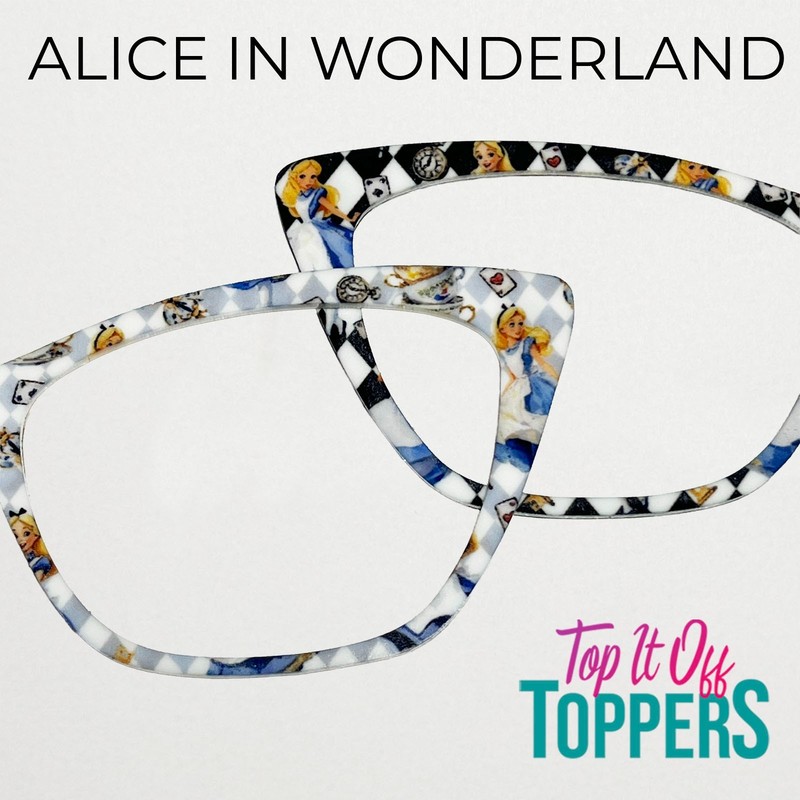 Alice in Wonderland Harlequin Topper – Available in Any Pair Compatible Frame