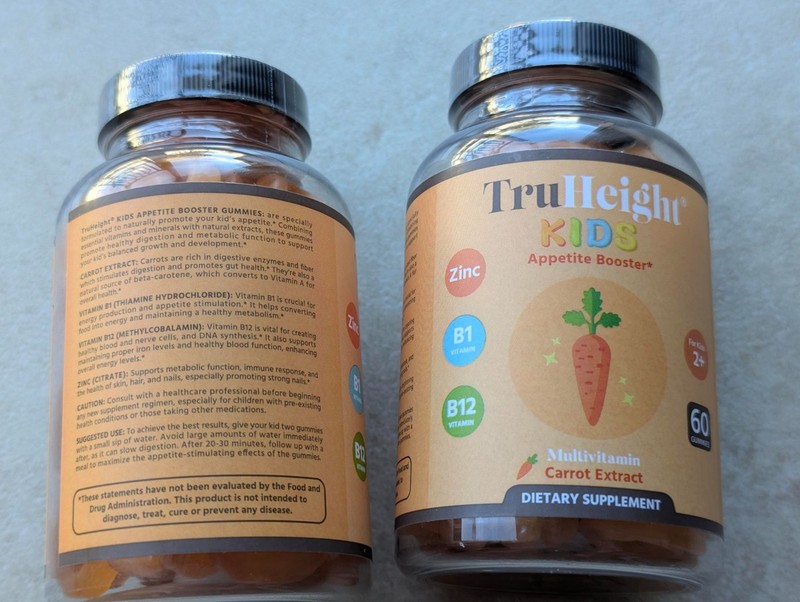 APPETITE BOOSTER MULTIVITAMIN GROWTH GUMMIES 1 bottle SEALED