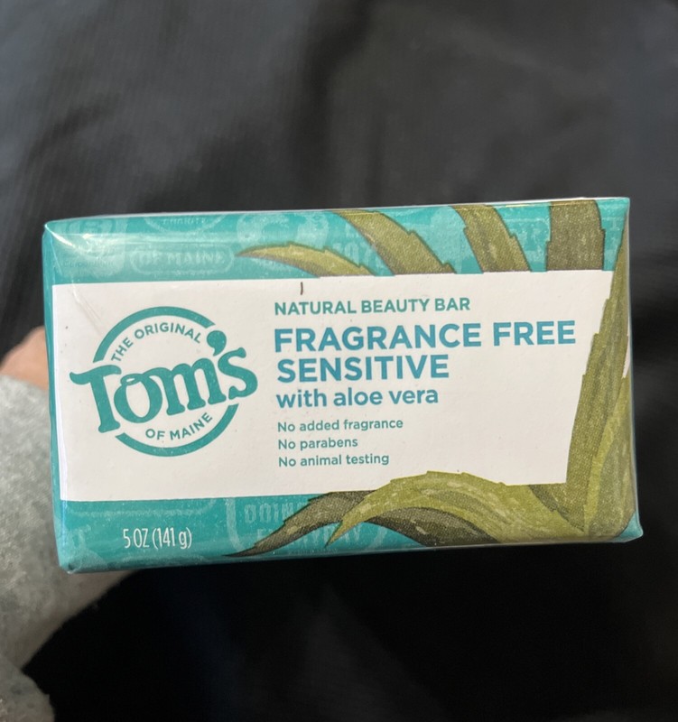 6 Bars – Natural Beauty Bar Soap with Aloe Vera, Fragrance-Free Sensitive 5 oz