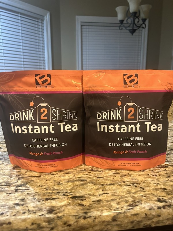 Drink2Shrink Herbal Detox Tea Blend- 2 MONTH SUPPLY DETOX BAGS