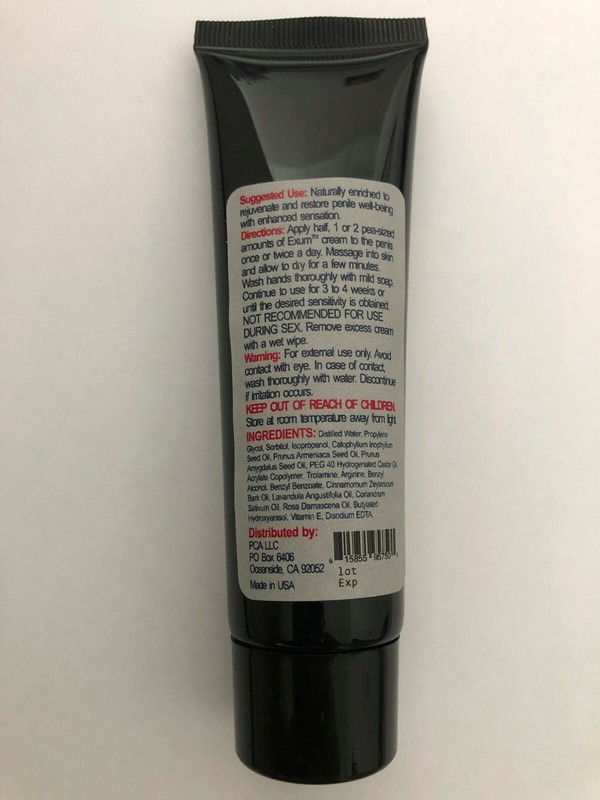 EXUM Cream - The Best Natural Penile Skin Care and Sensitivity Enhancing Cream gallery