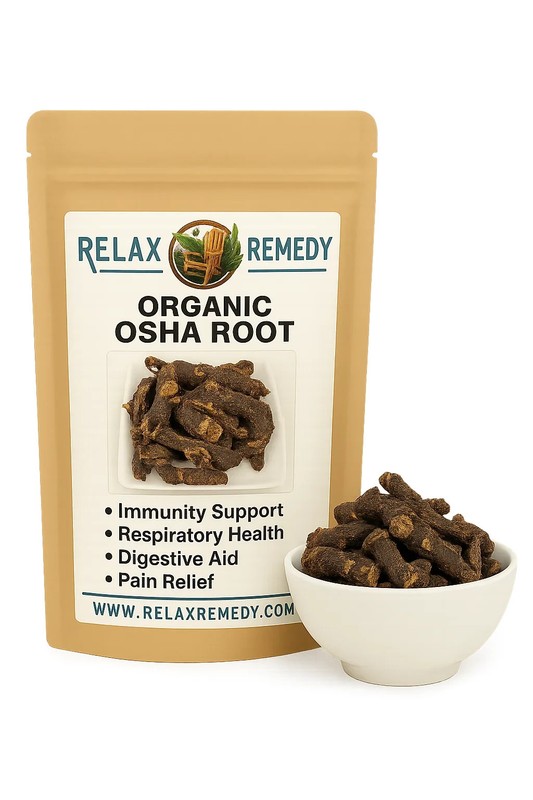 Whole Osha Root – 100% Pure, Non-GMO Ligusticum Porteri, Respiratory USA Wild