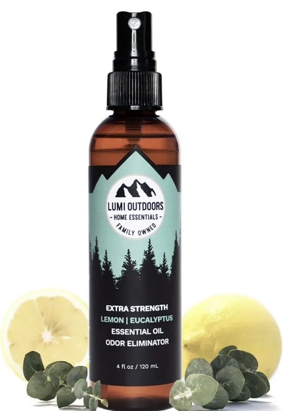 Natural Shoe Deodorizer Spray & Odor Eliminator – Extra Strength Eucalyptus Lemo