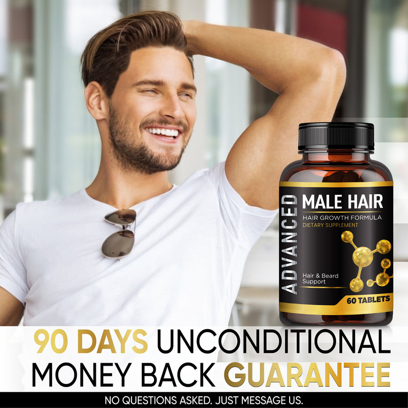 Hair Growth Vitamins For Men-Anti Hair Loss Support Vitamins Pills & Dht Blocker gallery