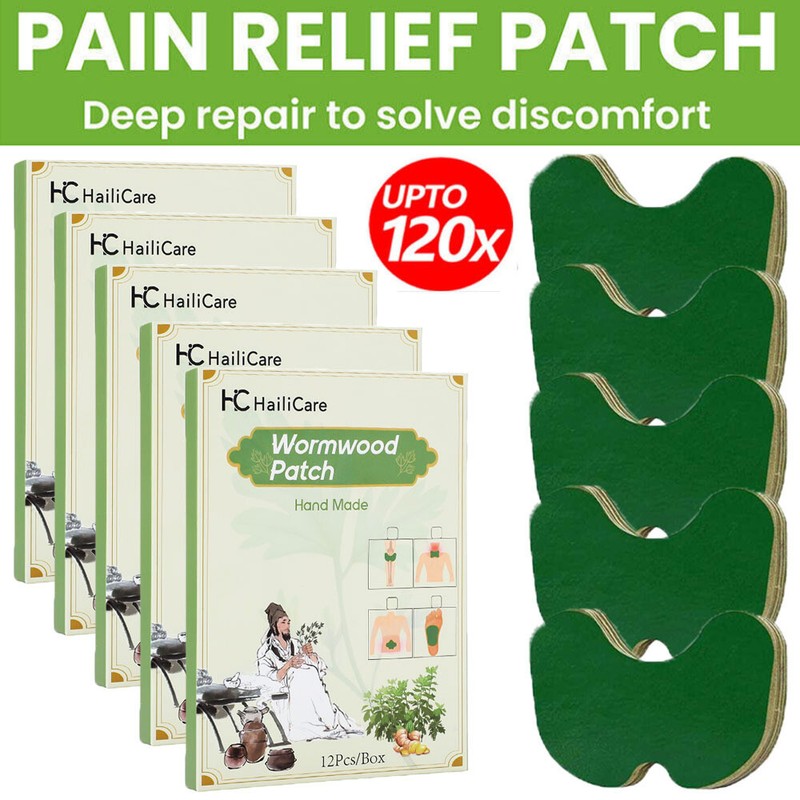 120x Knee Pain Relief Patches Joint Muscle Pain Wormwood Ache Plaster Pad Health