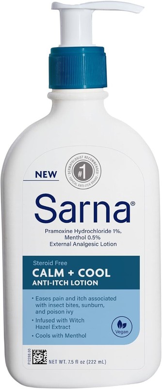 Sarna Calm + Cool Anti-Itch Lotion 7.5-OZ Bottle (Pack Of Two Bottles)