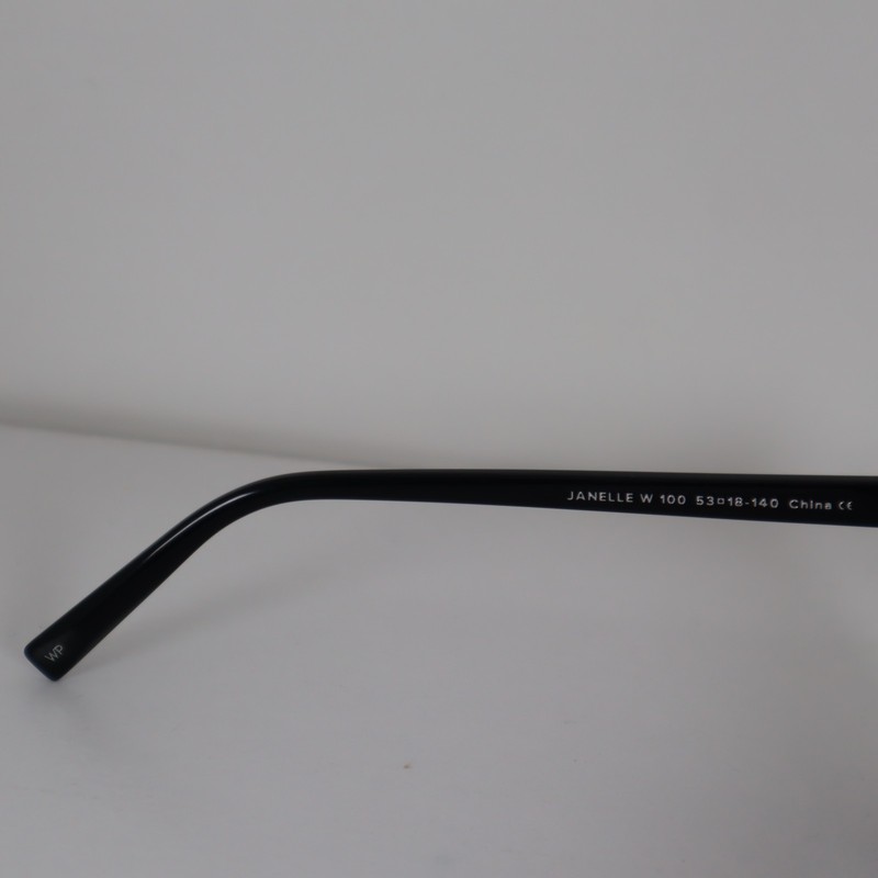 Warby Parker Janelle W 100 Black Eyeglasses Frames 53-18-140mm gallery
