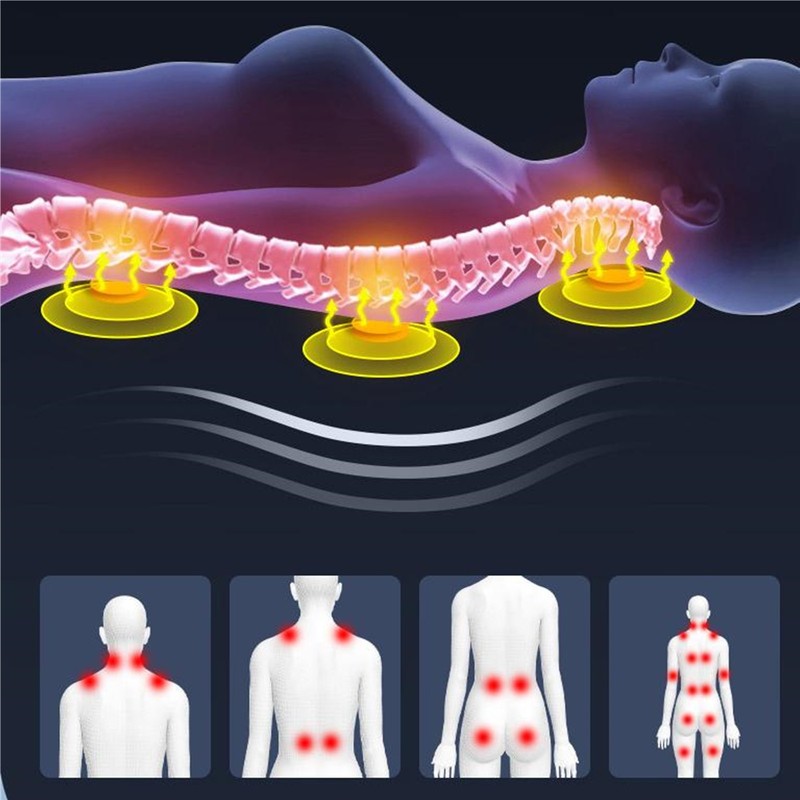 Multifunctional Full Body Massage Mat with Heat Back Massage Pad Neck Massage gallery