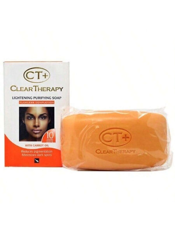 Clear Therapy CT+ Lightening Purifying Soap Bar 175g Face & Body 3 Pieces