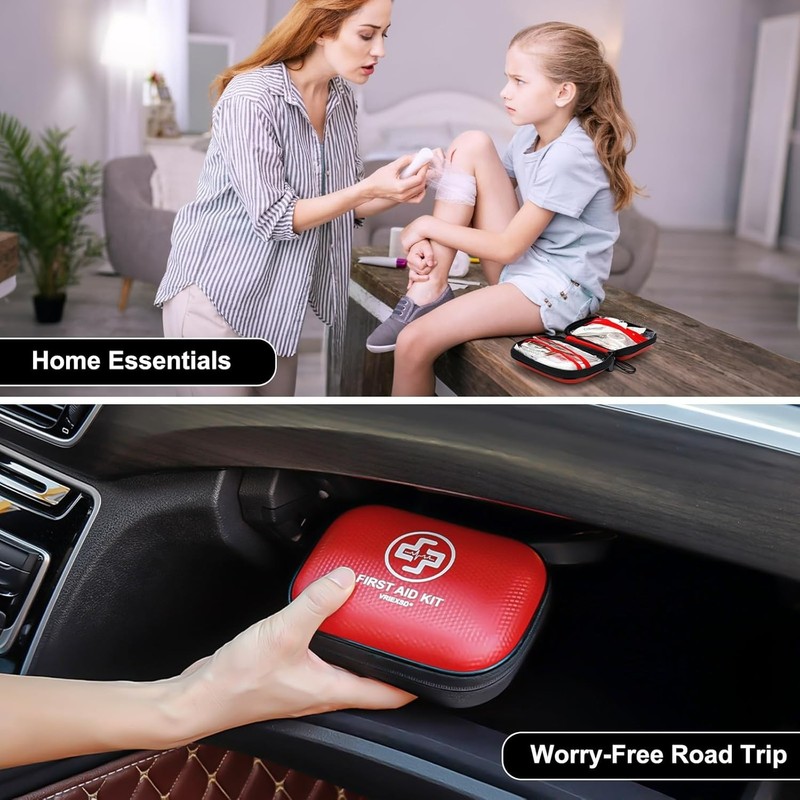 Essential 150-Piece Waterproof First Aid Kit for Home, Travel & Outdoor Use gallery