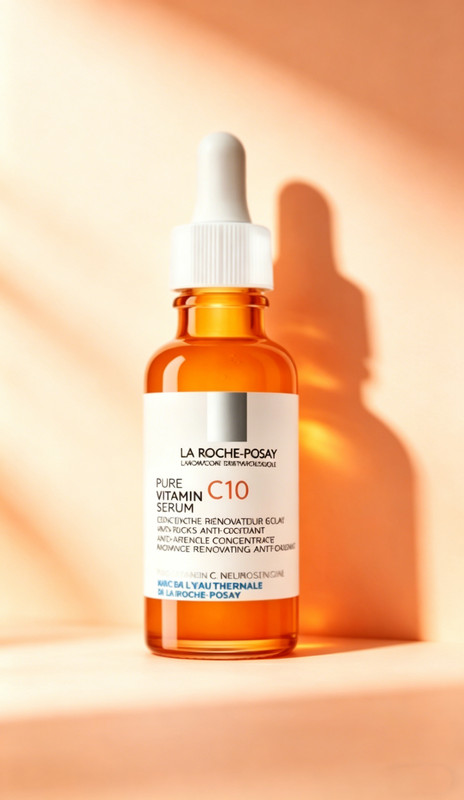 La* Roche Posay* 10% PURE VITAMIN C SERUM C10 Anti-Wrinkle Concentrate 30ml US