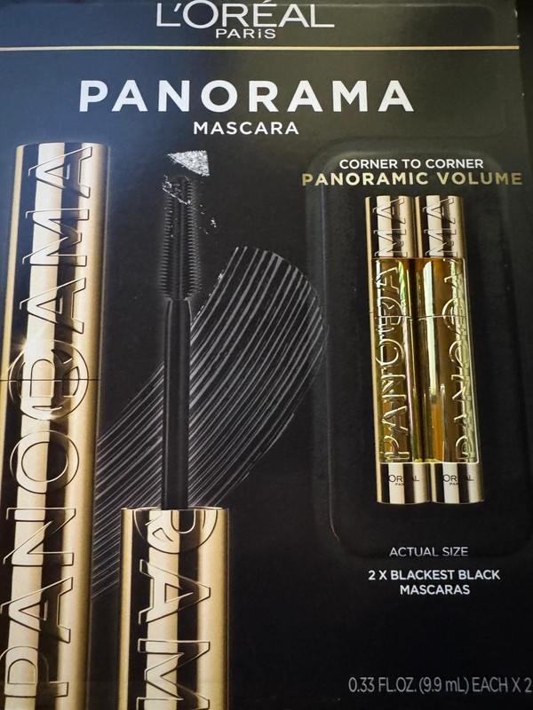 L'Oreal Voluminous Panorama Mascara 2-Pack Smudge Resistant New Sealed Washable gallery
