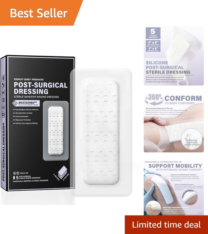 Medical-Grade Silicone Bandages – Sterile Waterproof Post-Surgical Dressings