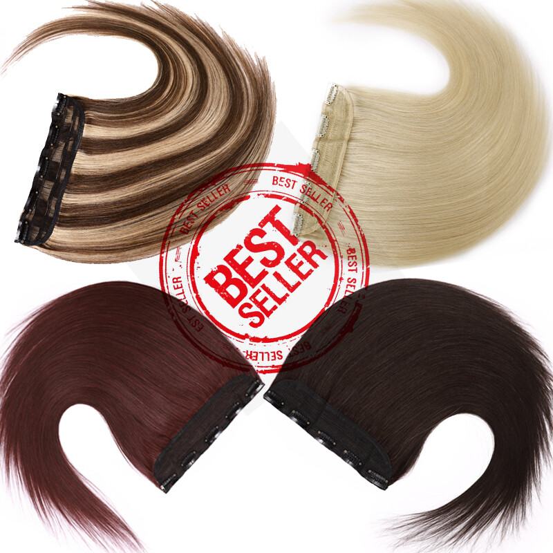 100g One Piece Real Thick Clip In Human Hair Extensions Hairpiece Weft Wavy Long