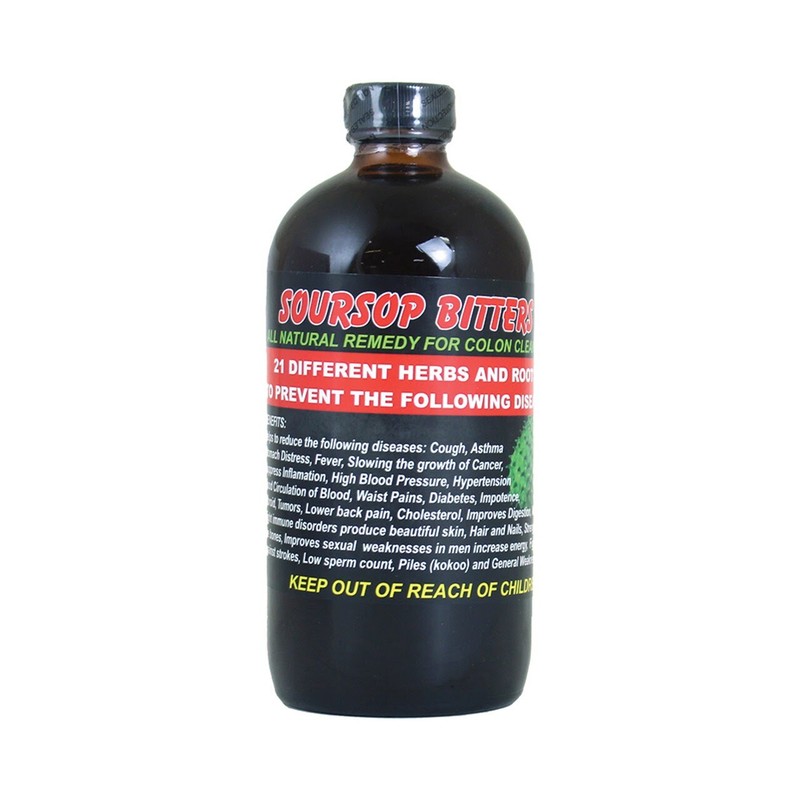 Herboganic Soursop Living African Bitters 16 Ounce
