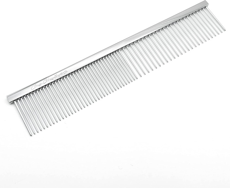 000 7.5 In. Greyhound Style Fine/Coarse Colored Butter Comb, Groom like a Profes