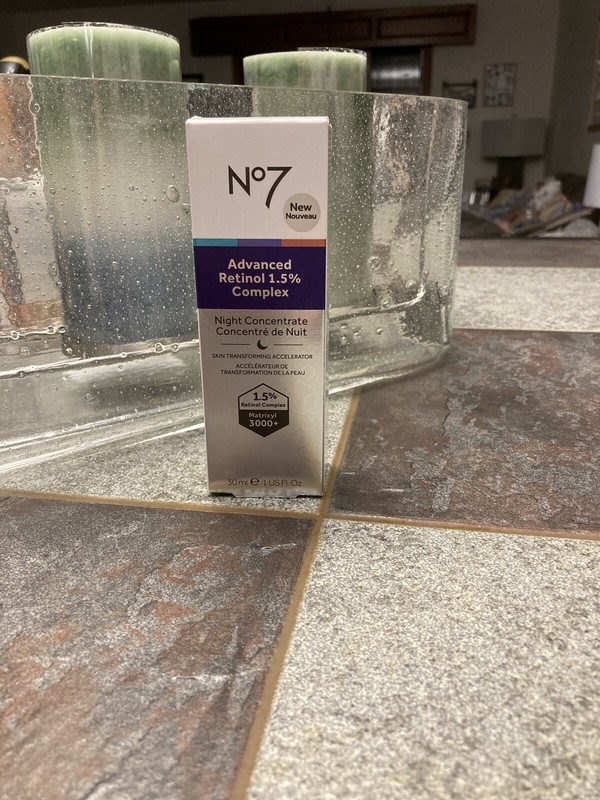 No7 ADVANCED RETINOL 1.5% COMPLEX NIGHT CONCENTRATE 1 OZ. FANTASTIC PRODUCT NIB