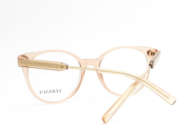 Versace Eyeglasses Glasses MOD3291 5215 Clear Light Brown Pale Gold 51mm No Case gallery