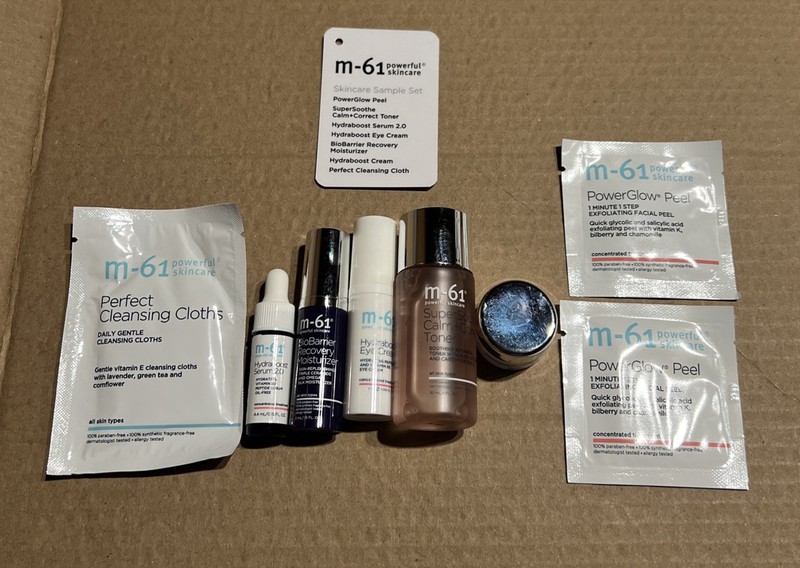 M-61 Powerful Skincare Sample Set – New Sample Size Lot