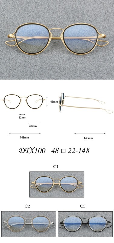 Pure Titanium Ultralight Glasses Japanese Style Eyeglass Frames Retro Spectacles gallery