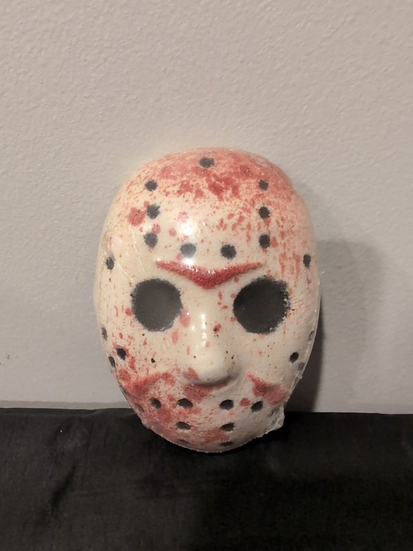 Jason Voorh Bath Bomb, Friday the 13th Bath Bomb, Jason bath bomb, Horror themed