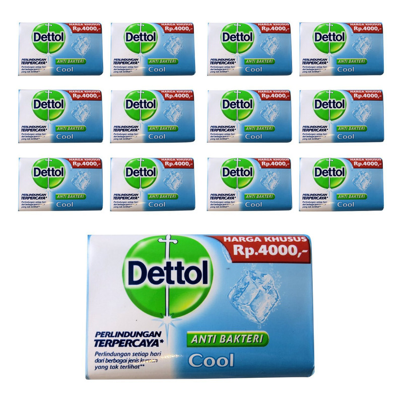 Anti-Bacterial Hand and Body Bar Soap, Cool, 110 Gram / 3.88 Ounce (Pack of 12)