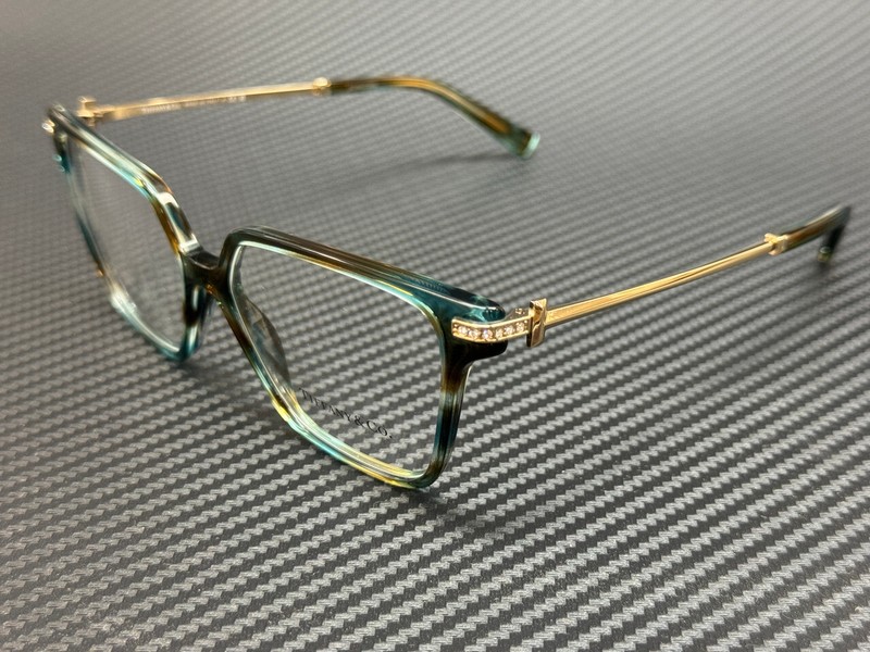 TIFFANY TF2234B 8124 Ocean Turquoise Havana Women’s 54 mm Eyeglasses